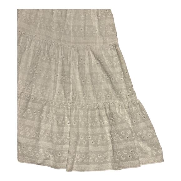 Tommy Hilfiger Cotton Eyelet Midi Dress, Created for Macy's white size 14 - Picture 7 of 16